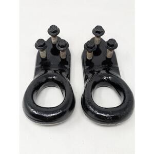 99-07 Ford F250 F350 Tow Hook Recovery Loop Black W/ Bolts F81A-17A954-AA